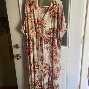 Chic Soul 3XL | Happiest Hour Maxi Dress | Off White